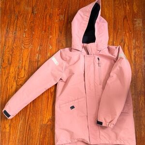 Kids Pink Hooded Jacket